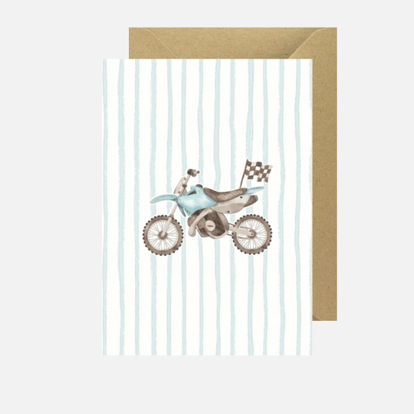 Kind motor streep