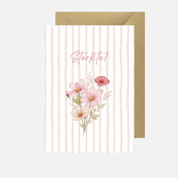 Sterkte roze streep