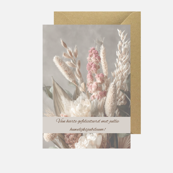 Jubileum droogbloemen