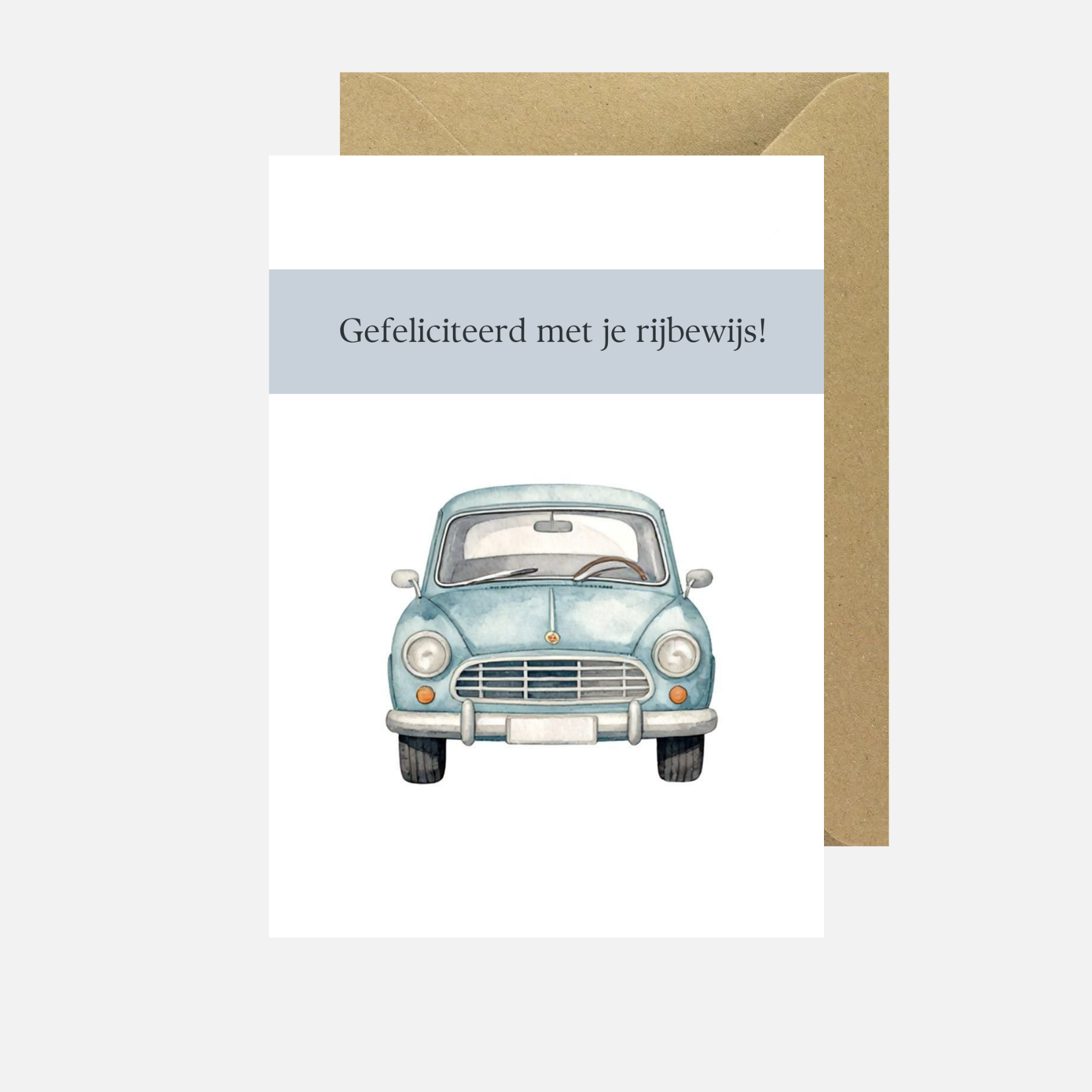 Rijbewijs 'blauwe auto'