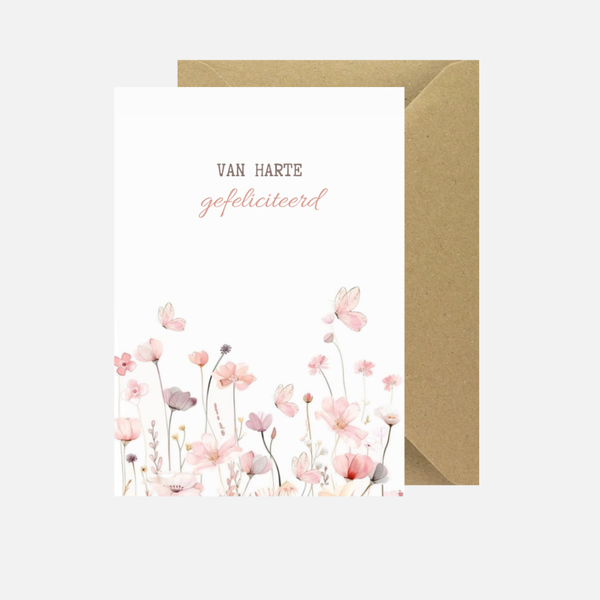 Gefeliciteerd 'kleine bloemetjes'