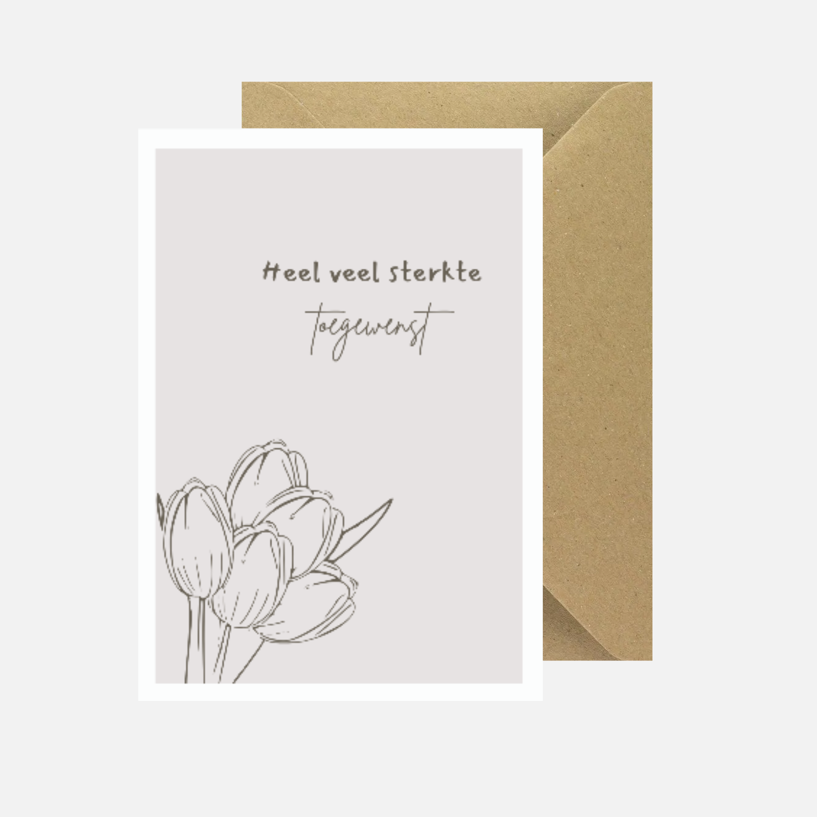 Sterkte 'beige bloem'