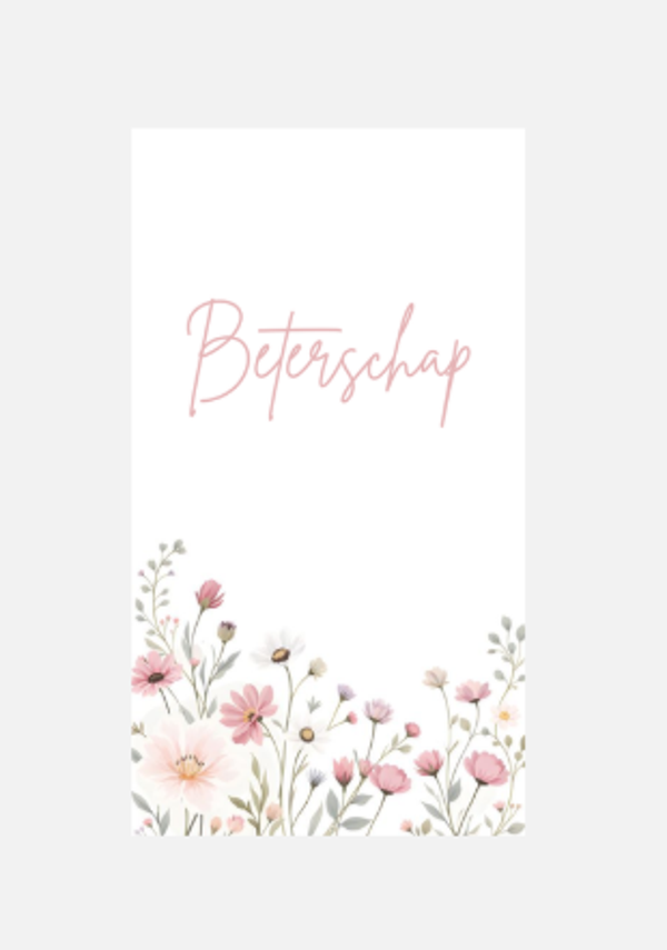 Mini-kaart 'beterschap'