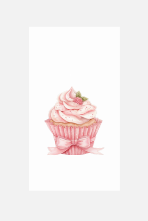 Mini-kaart 'cupcake'