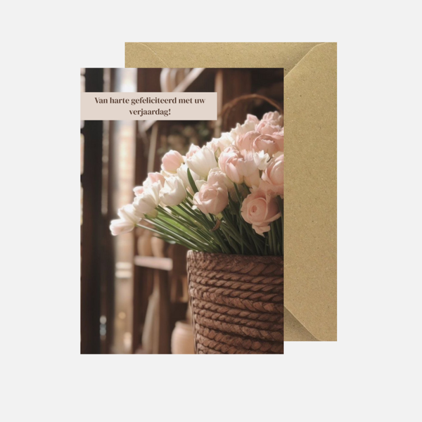 Gefeliciteerd 'tulp'