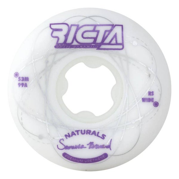 RICTA  Brevard Orbital Naturals White Purple Wide 99a 53mm