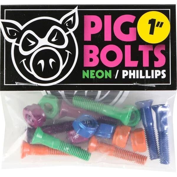 PIG Bolts Neon phillips 1"