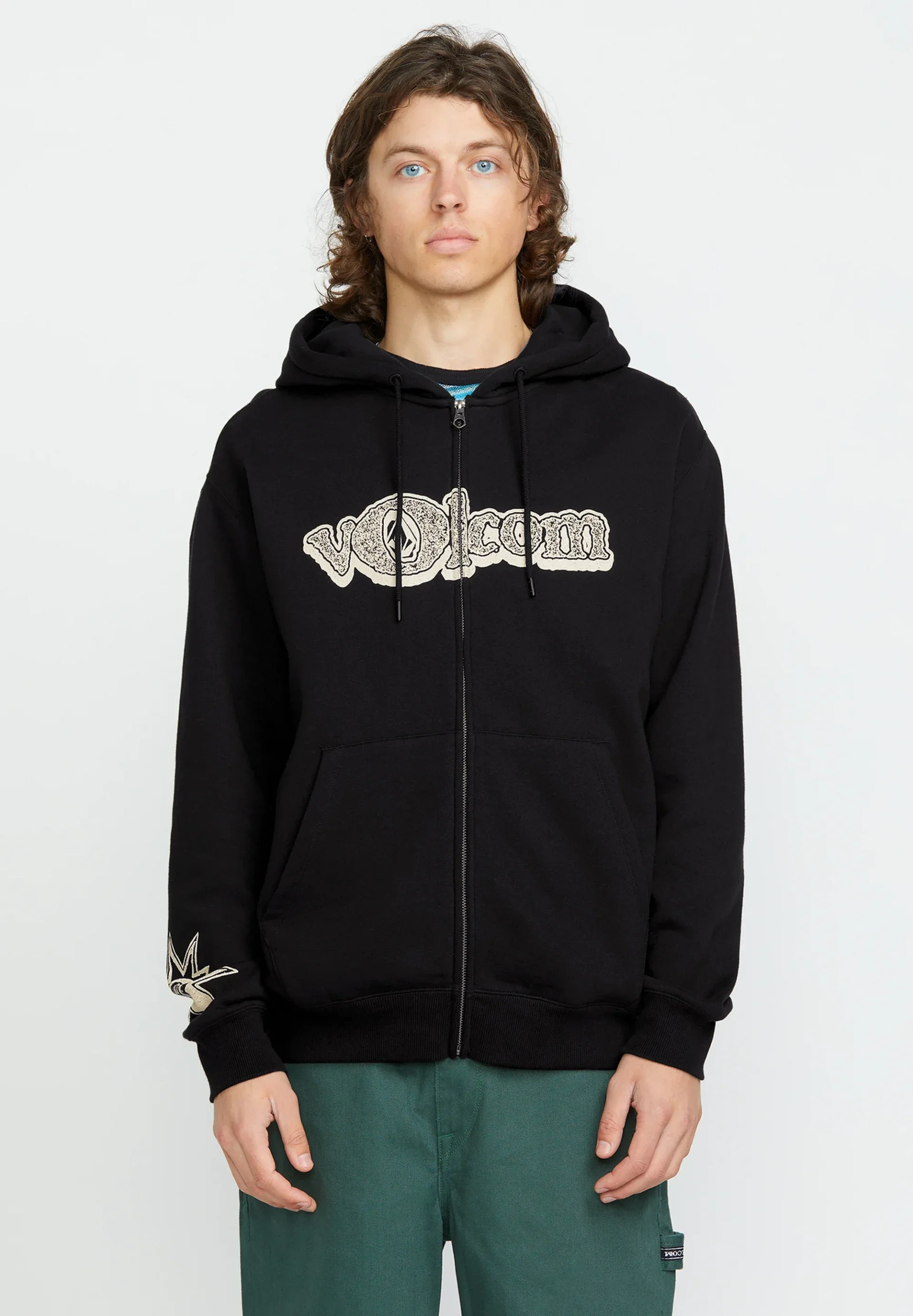 VOLCOM ENT zip BLK