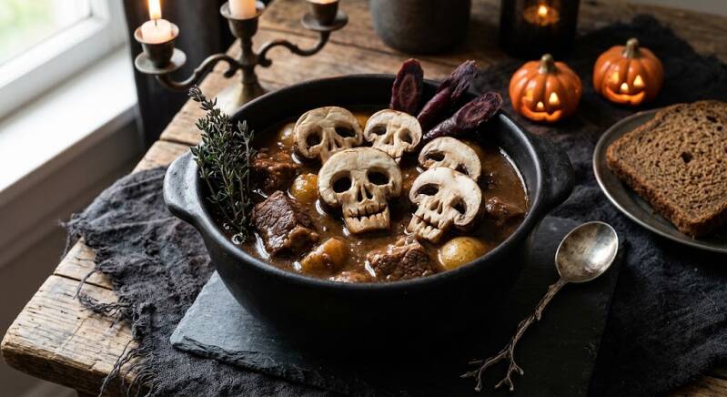Graveyard Skull Beef Stew