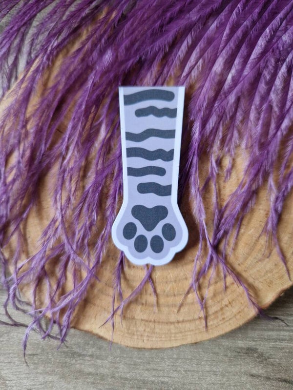 Marque-page magnétique patte de chat,