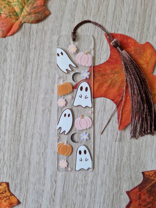 Marque-page acrylique thème Halloween,