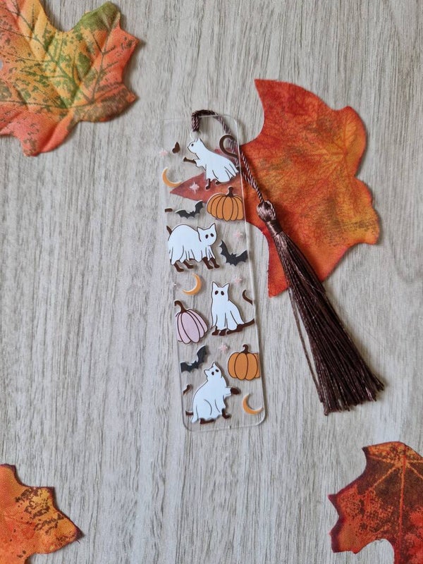 Marque-page acrylique thème Halloween,