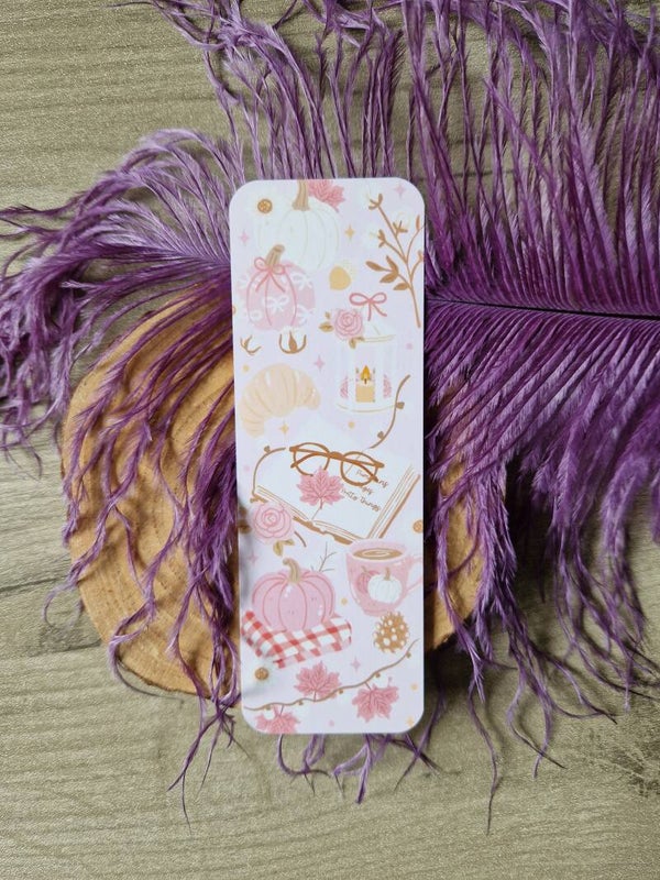 Marque-page girly automne