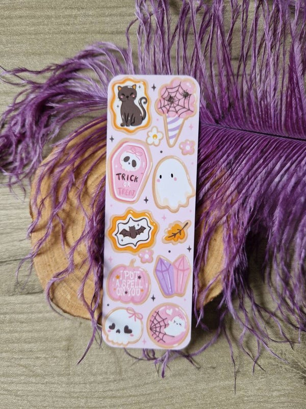 Marque-page biscuit d'Halloween,