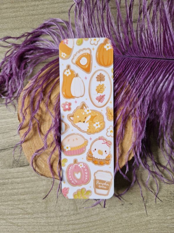 Marque-page biscuit d'automne,