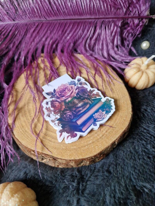 Marque-page magnétique holographique "Witch Books"