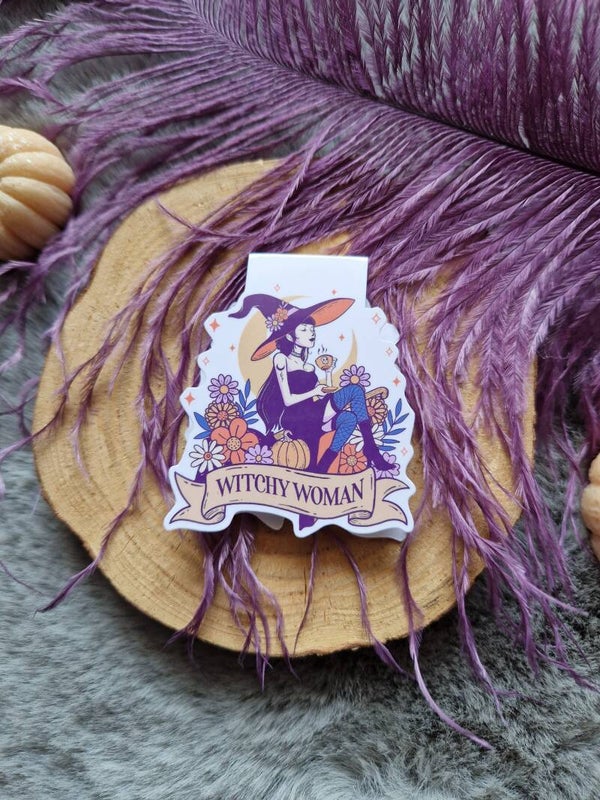 Marque-page magnétique "Witchy woman"