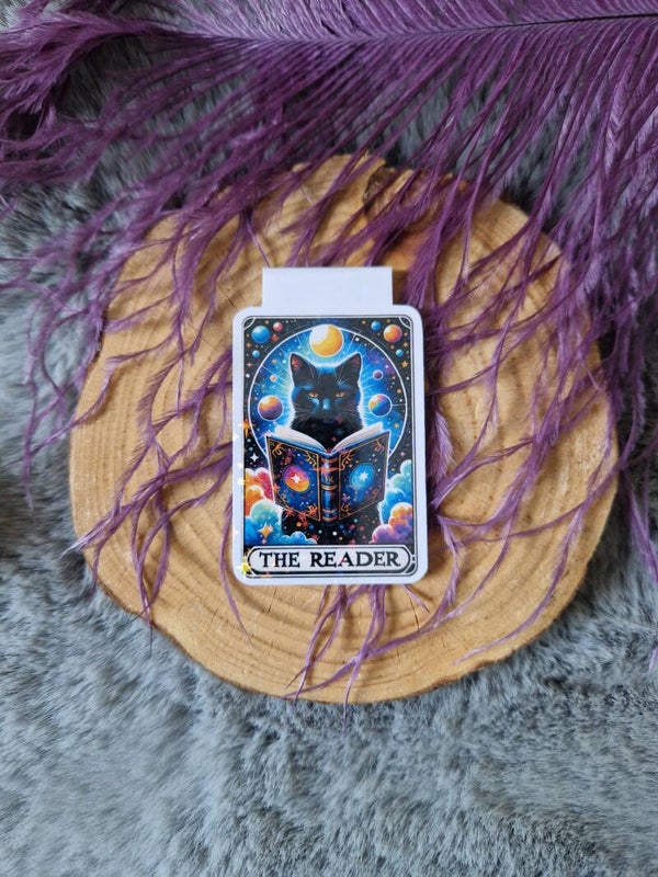Marque-page magnétique holographique tarot The reader,
