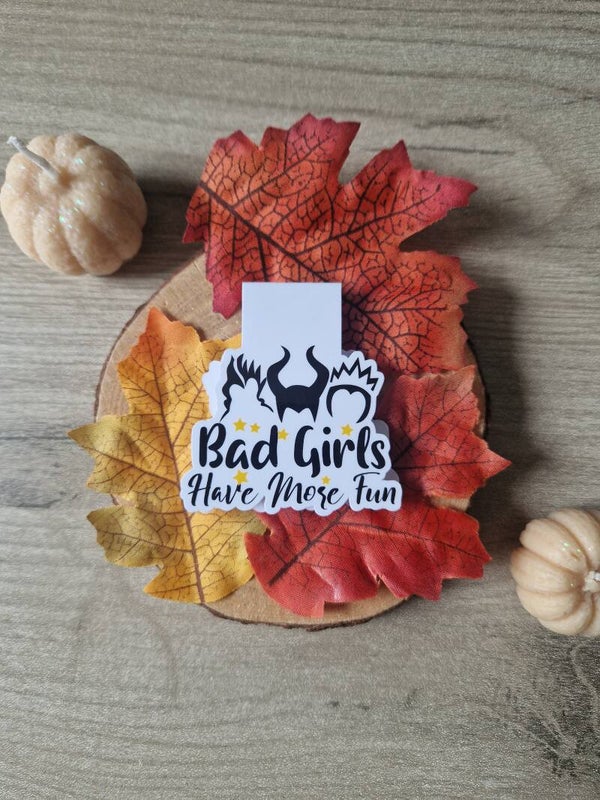 Marque-page magnétique Bad girls have more fun,