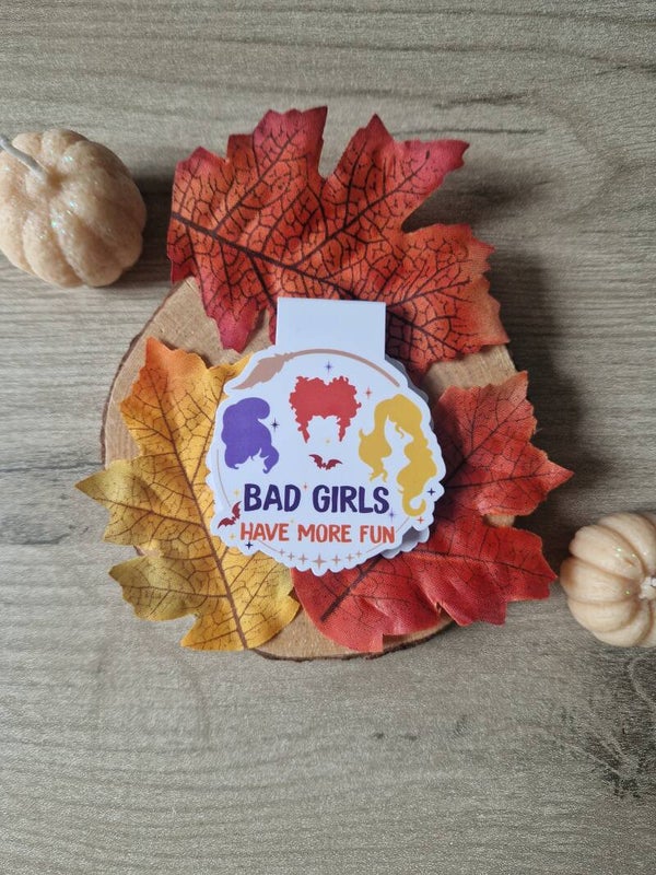 Marque-page magnétique Bad girls have more fun,