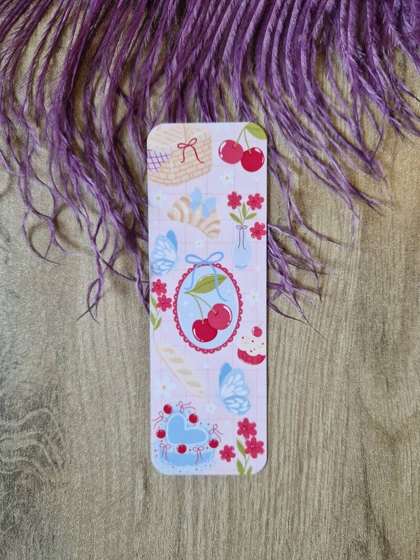 Marque-page Coquette cerise