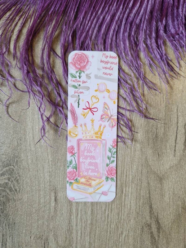 Marque-page romantique petit ami,