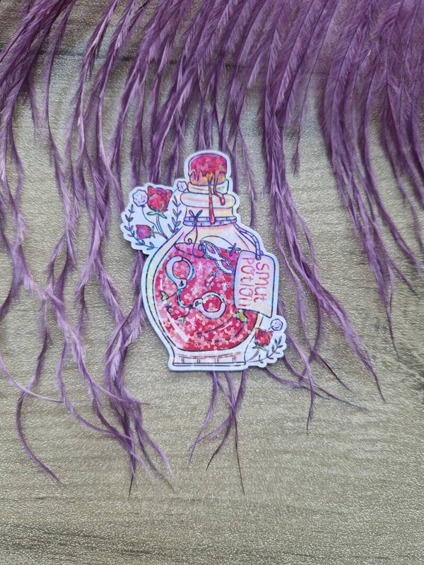 Sticker holographique smut potion,