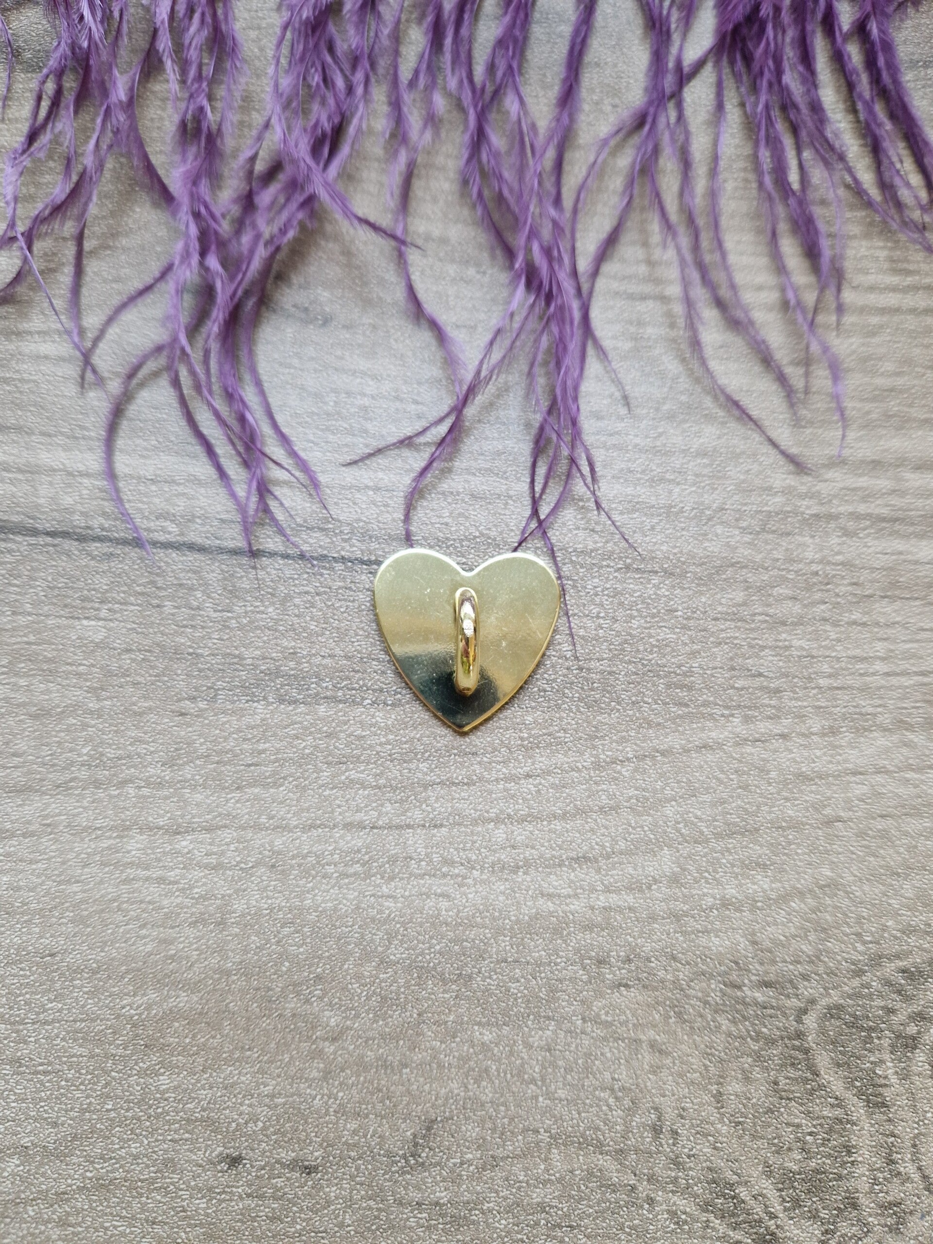 Coeur crochet adhésif,