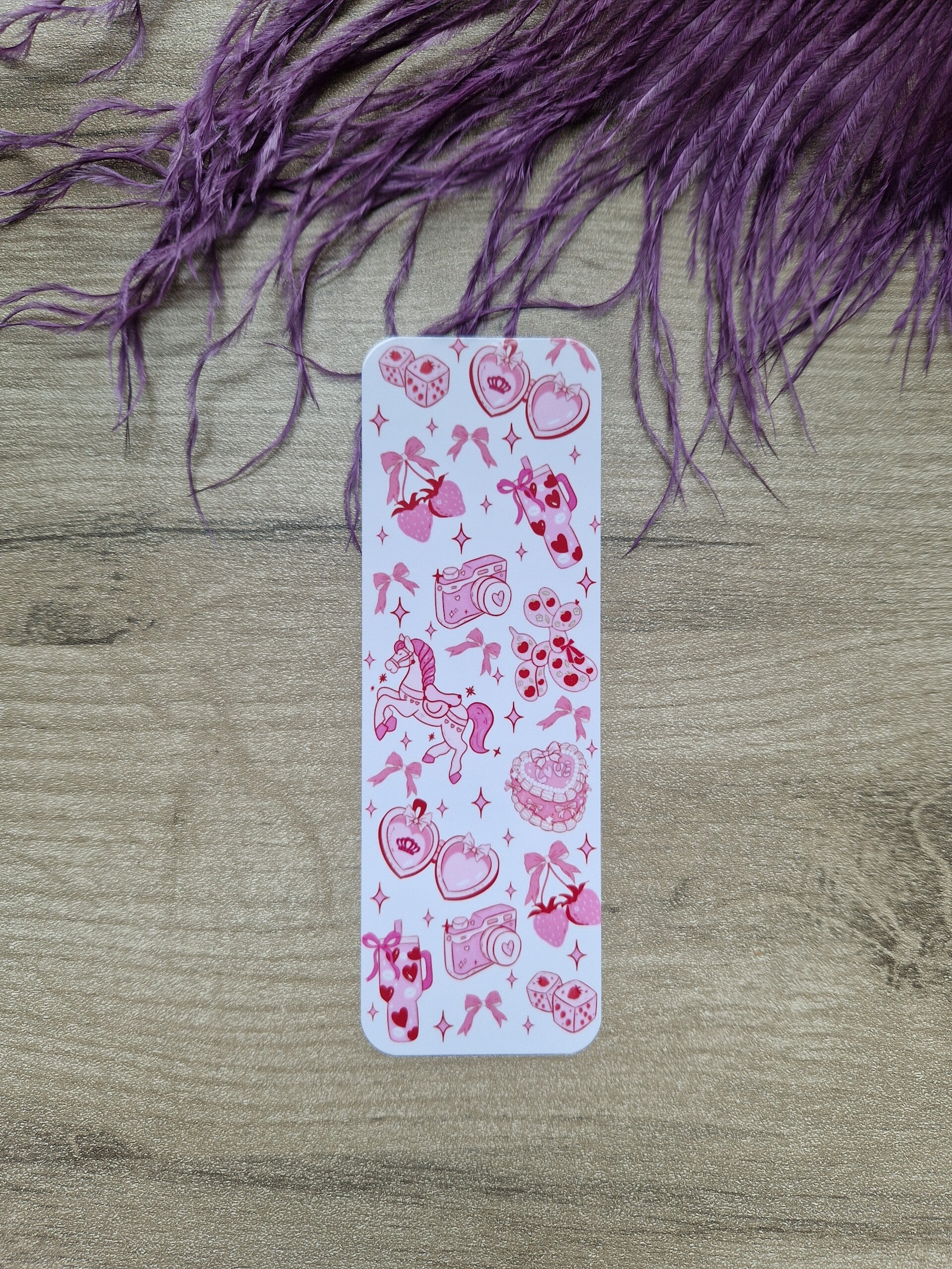 Marque-page romantique coquette,