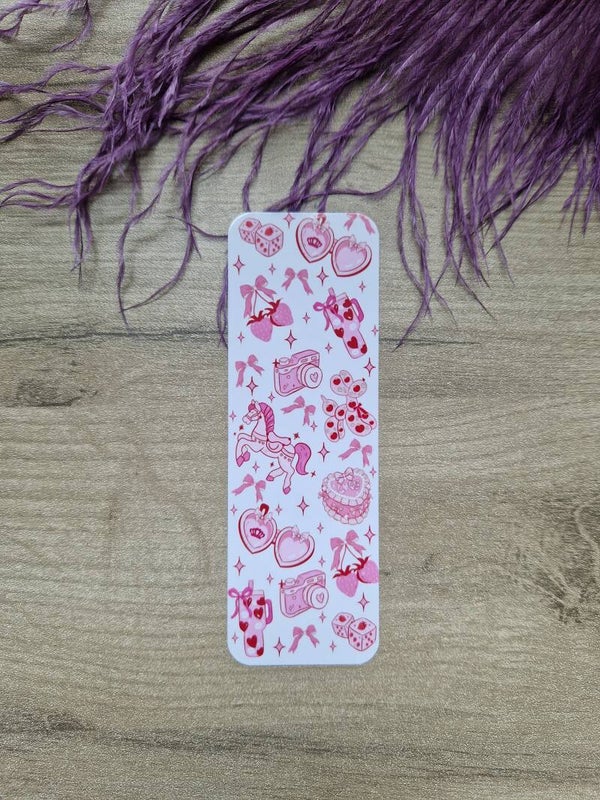Marque-page romantique coquette,