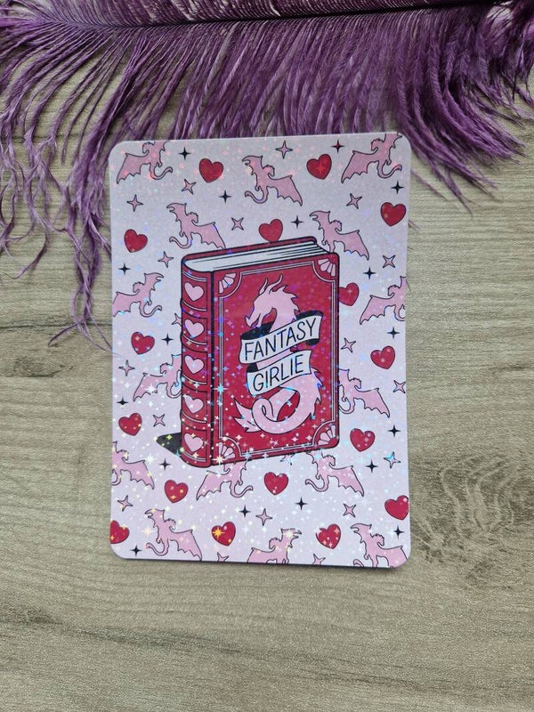 Insert pour Kindle holographique fantasy girlie,