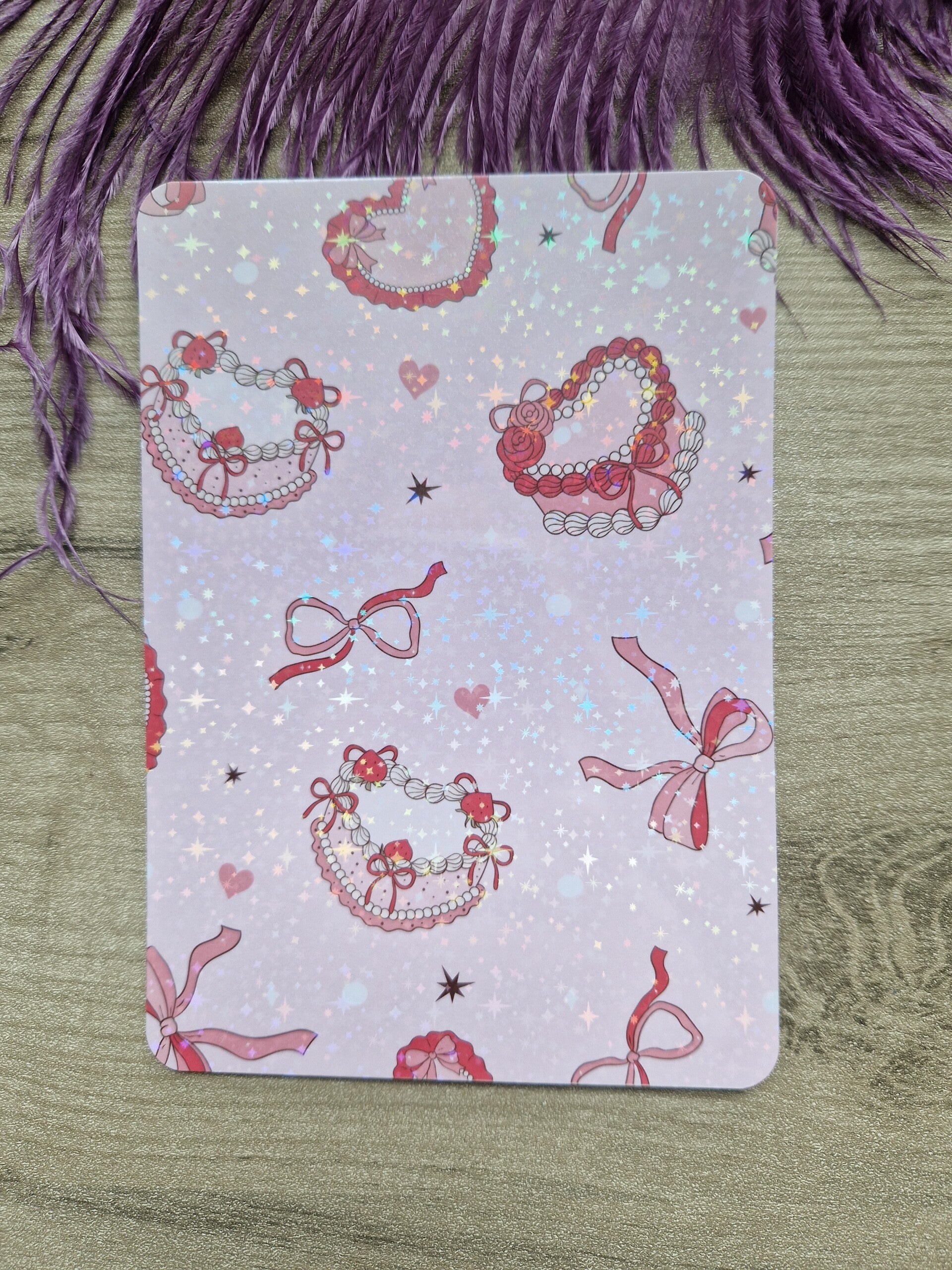 Insert pour Kindle holographique gâteau,