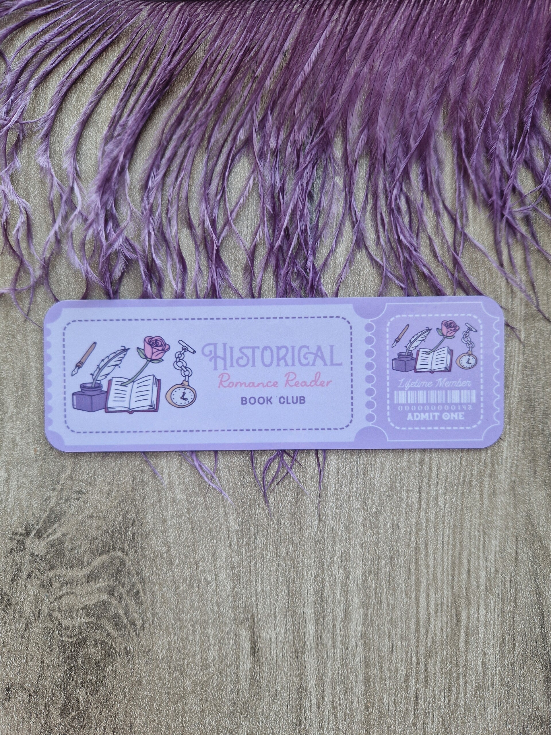 Marque-page Historical romance reader,
