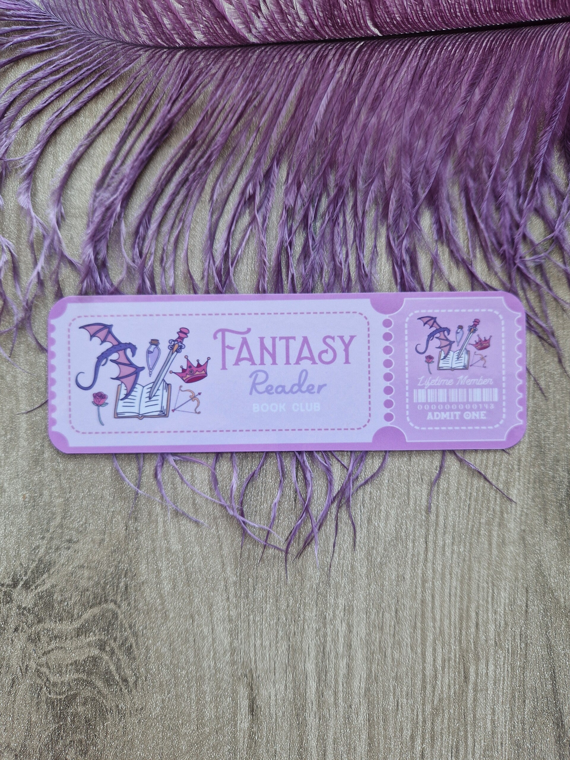 Marque-page fantasy reader,