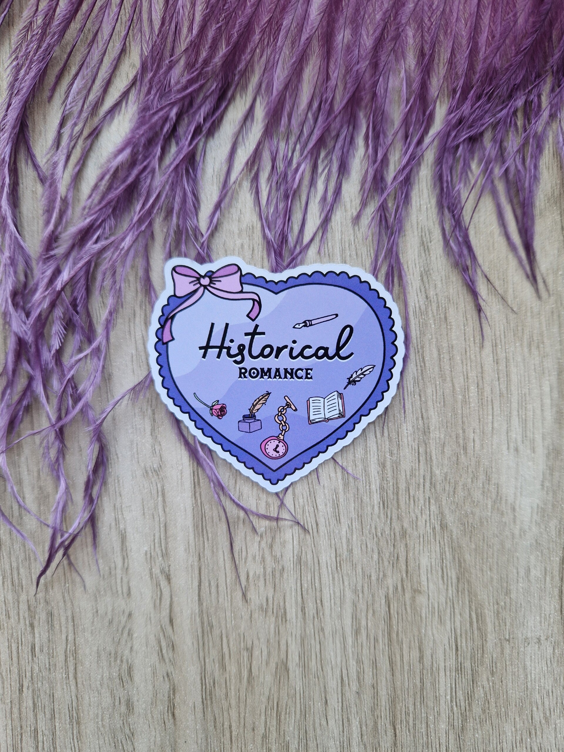 Sticker coeur historical,