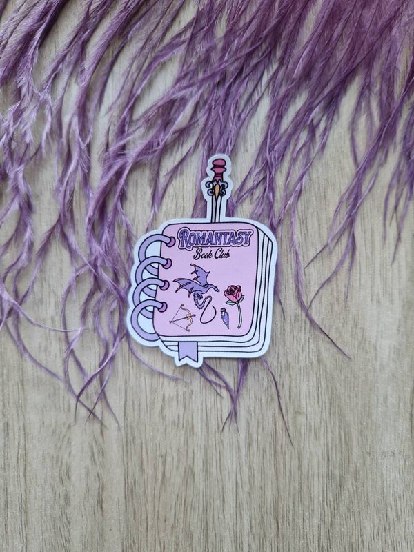 Sticker livre romantasy,