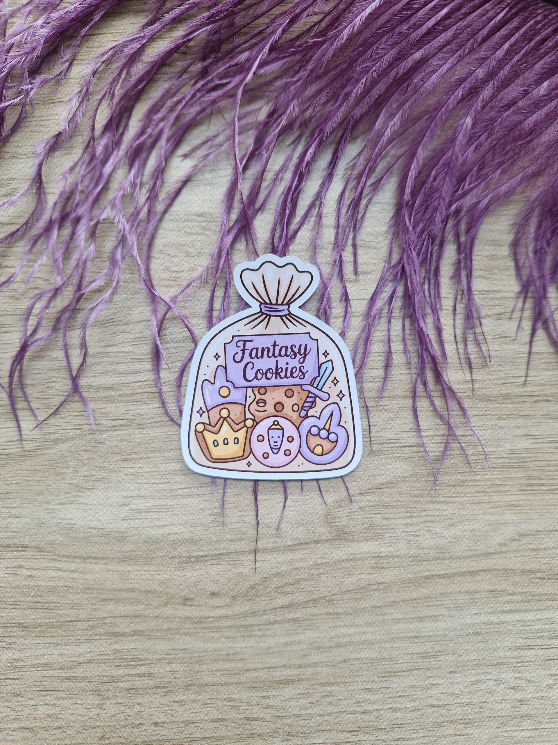 Sticker fantasy cookies,