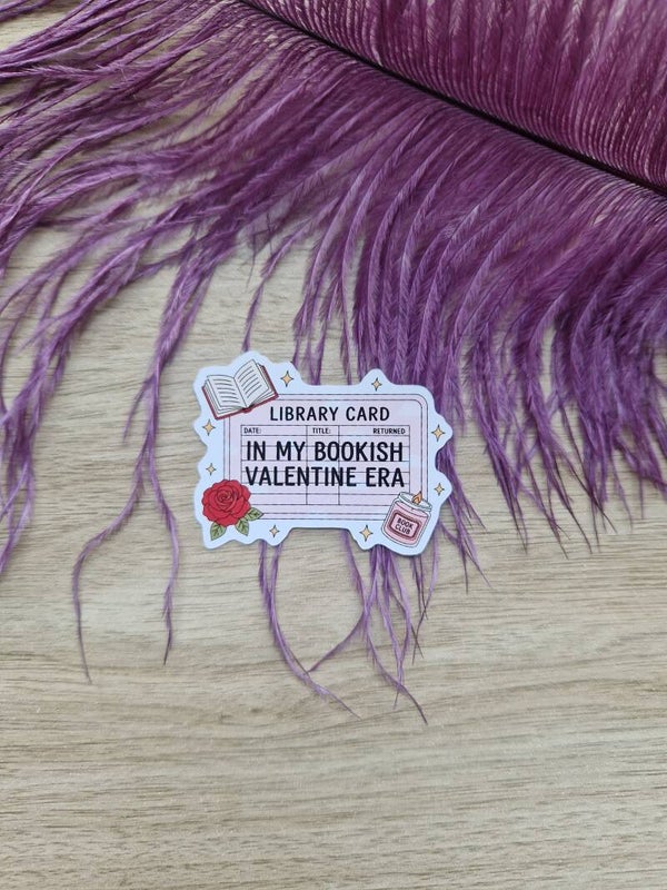 Sticker in my bookish Valentine era