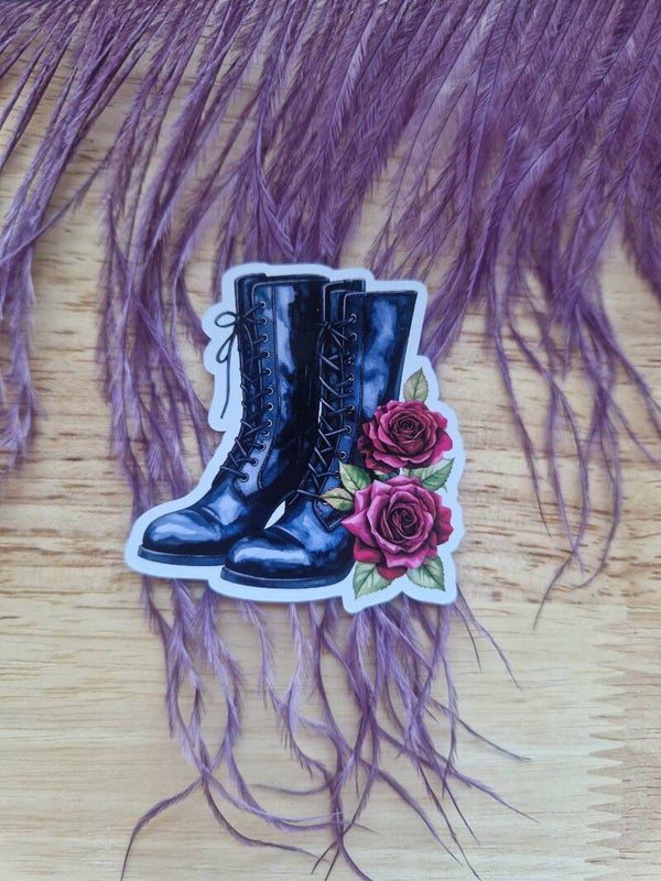 Sticker botte dark romance,