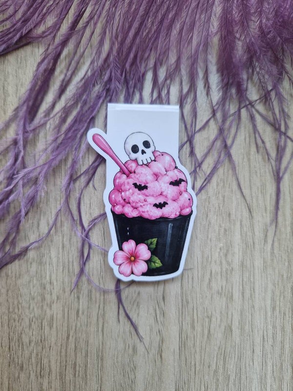 Marque-page magnétique summerween glace
