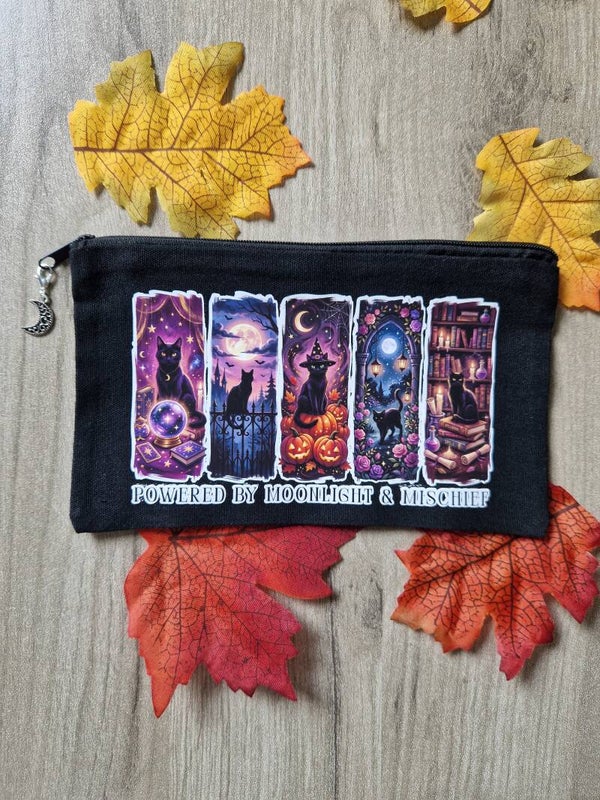 Pochette noir POWERED BY MOONLIGHT & MISCHIEP,