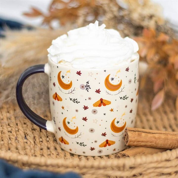 Tasse imprimée « Lune des récoltes » : la magie de l'automne