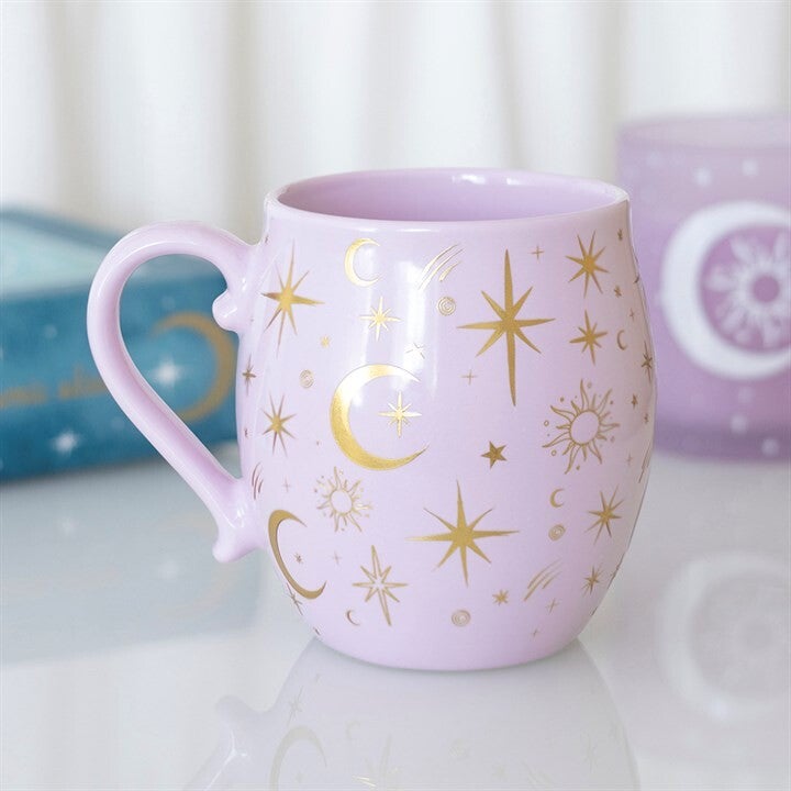 Tasse « Ciel pastel violet »