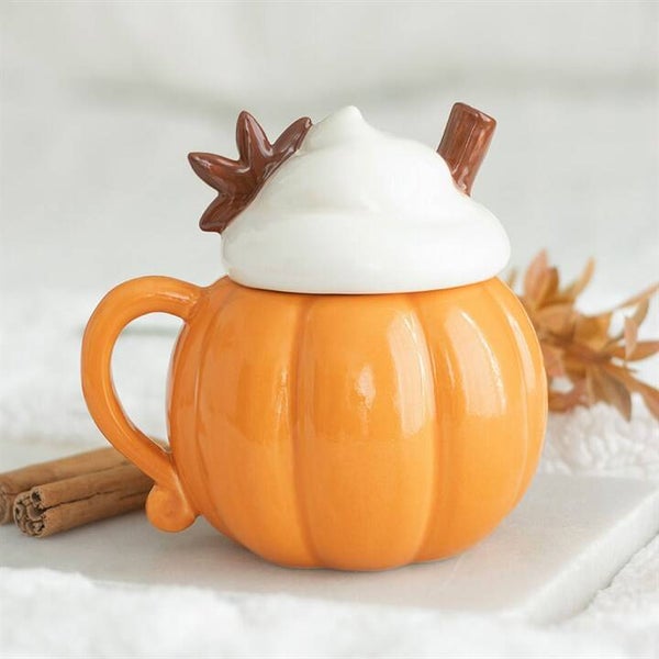 Tasse avec couvercle « Crème de potiron »