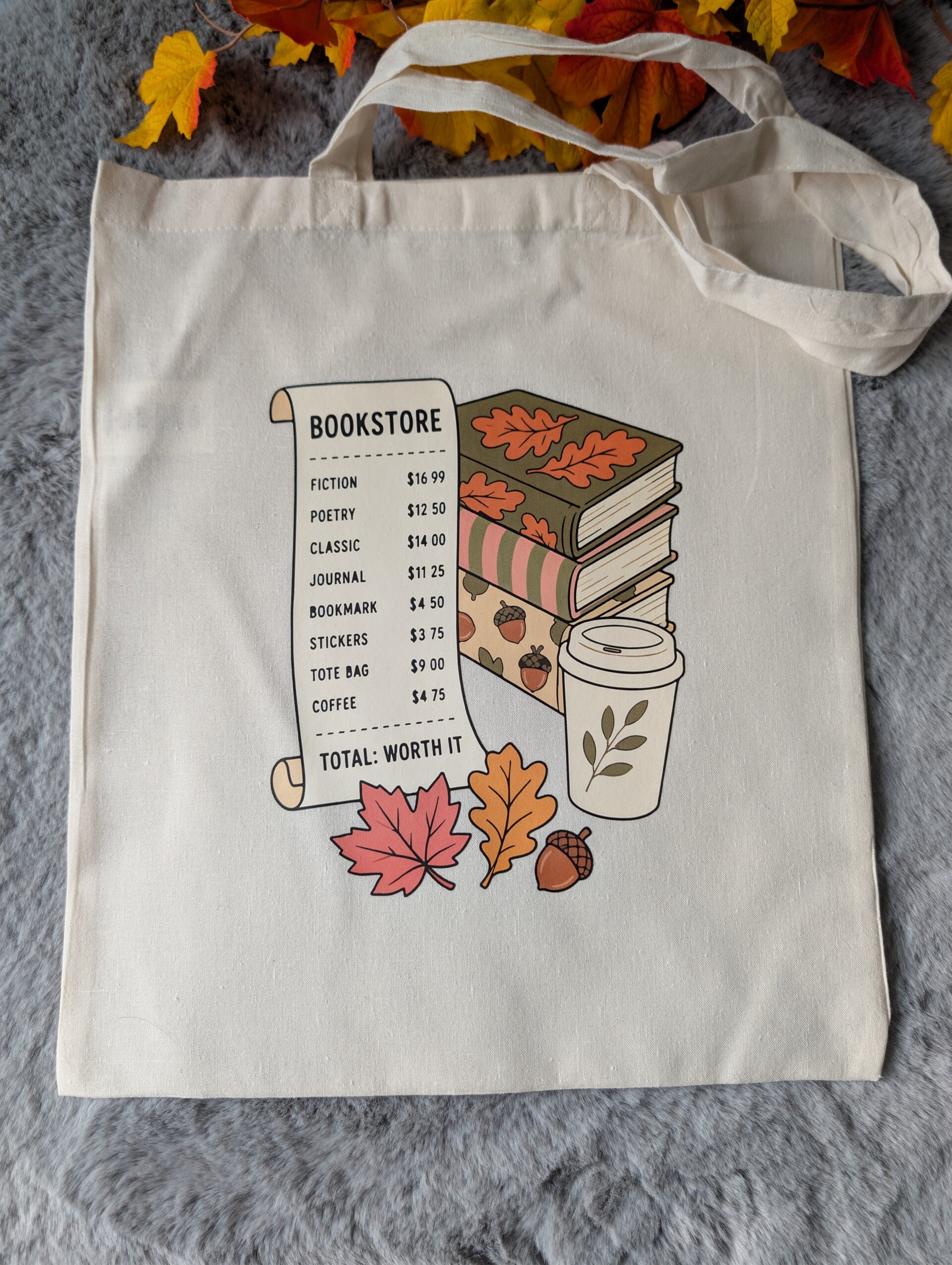 Tote bag bookstore,