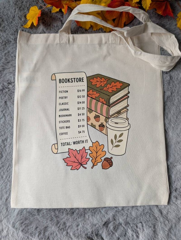 Tote bag bookstore,