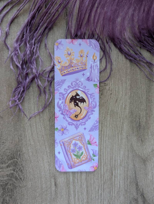 Marque-page plastifié dragon,