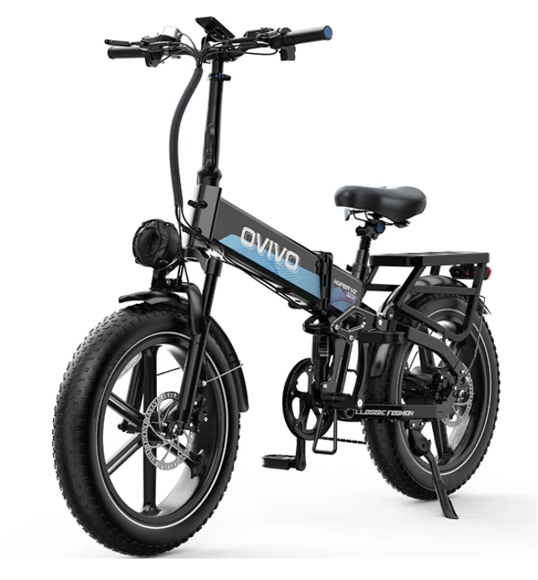 OVIVO HYPER V2 PRO | Bicicletta Elettrica Pieghevole | Versatile | Motore BAFANG 250W | 48V 20Ah | Freni Idraulici | 25km/h | Autonomia 130Km| GARANZIA ITALIANA TUO A  3 rate da 326€ con Klarna!