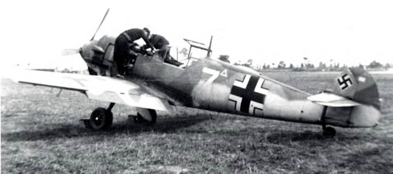 BF 109 E1 Etaples septembre 1940 