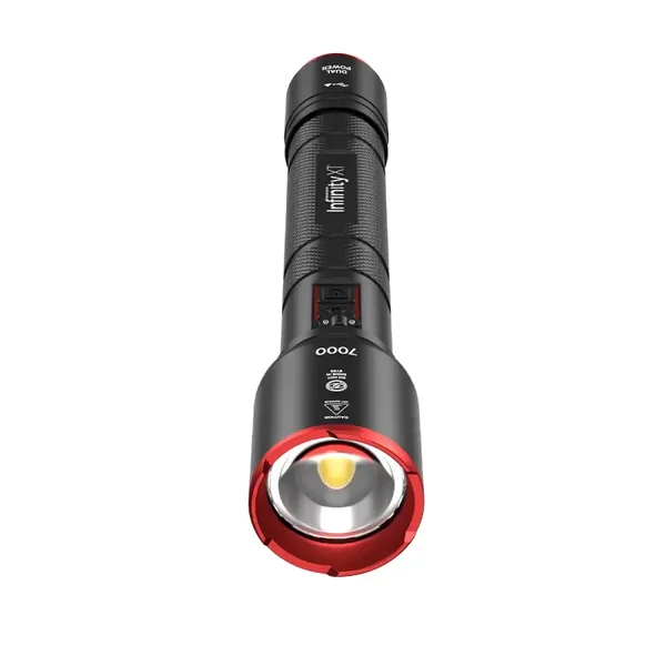 Infinity X1 7000 Lumen Dual Power Rechargeable Flashlight